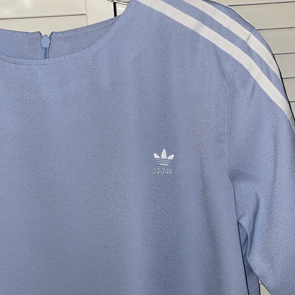 Baby Blue Adidas Blouse - Picture 2 of 3